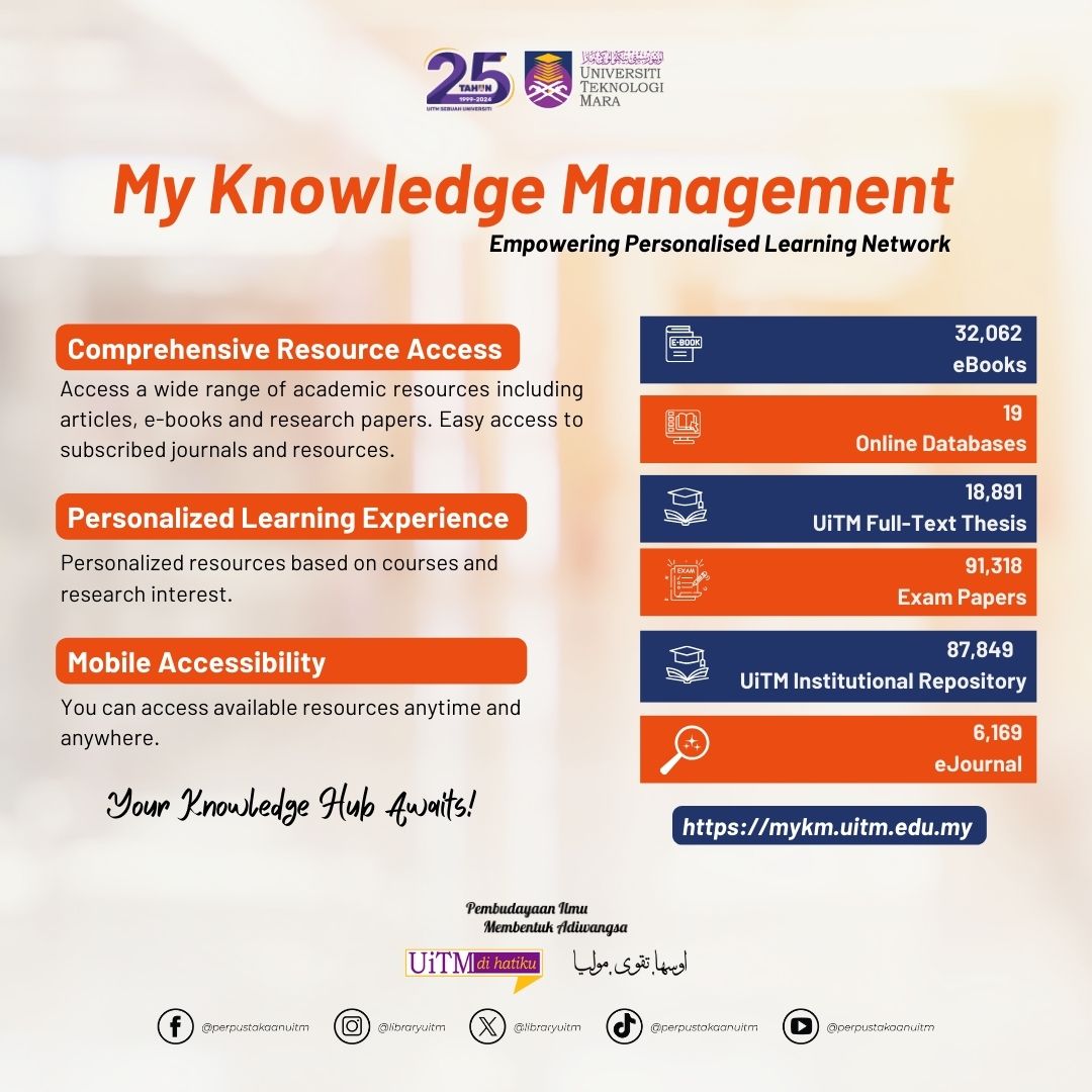 𝐌𝐲 𝐊𝐧𝐨𝐰𝐥𝐞𝐝𝐠𝐞 𝐌𝐚𝐧𝐚𝐠𝐞𝐦𝐞𝐧𝐭 – a comprehensive knowledge platform for UiTM